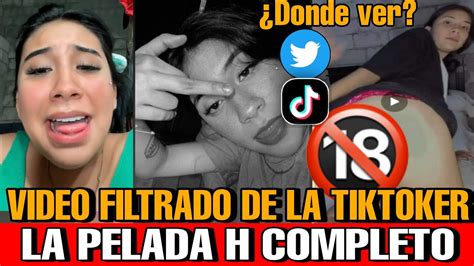 Tiktoker Sarah Estanislau pelada mostrando bucetinha.